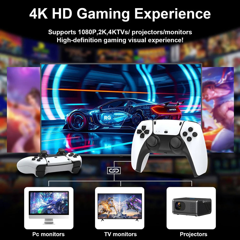 🎮🕹️Console Rétro M15 4K – 30 000 Jeux en 1, Nostalgie & Fun Illimités !