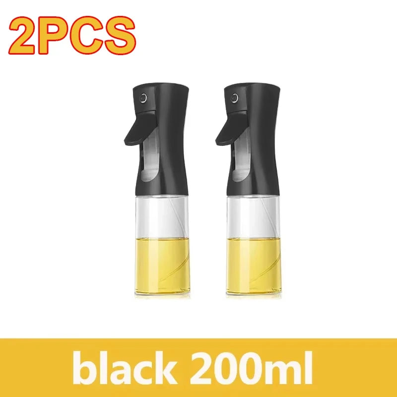 Bouteille de pulvérisation d'huile en plastique, vaporisateur d'huile de cuisine domestique, nébulisation, remplissage de brume, cuisson, distributeur de Camping pour barbecue à double usage, 200/300/500ml