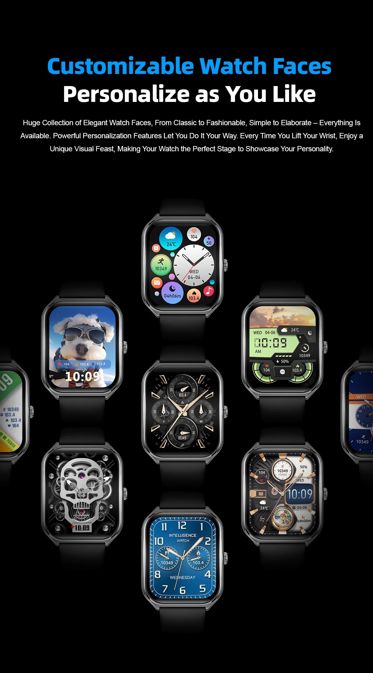 ⌚ VibeWatch™ Ultra AMOLED Élégance, Technologie et Performance à Votre Poignet