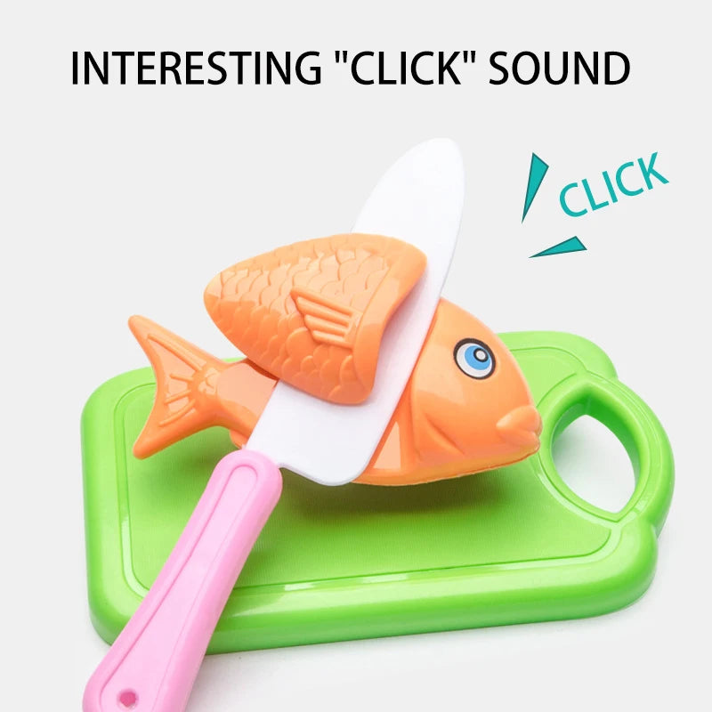 Jouet éducatif en plastique pour la cuisine, ensemble de jouets pour couper les fruits et légumes, maison de jeu, jouets de simulation, éducation précoce, cadeaux pour filles et garçons