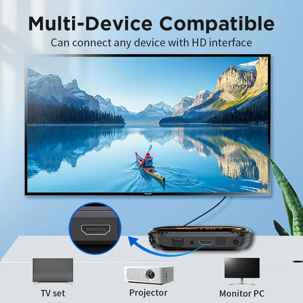 Console de jeux vidéo rétro Amlogic S905X4 pour Sega Saturn/PS1/PSP/N64/DC/MAME avec plus de 48 000 jeux et plus de 70 émulateurs.