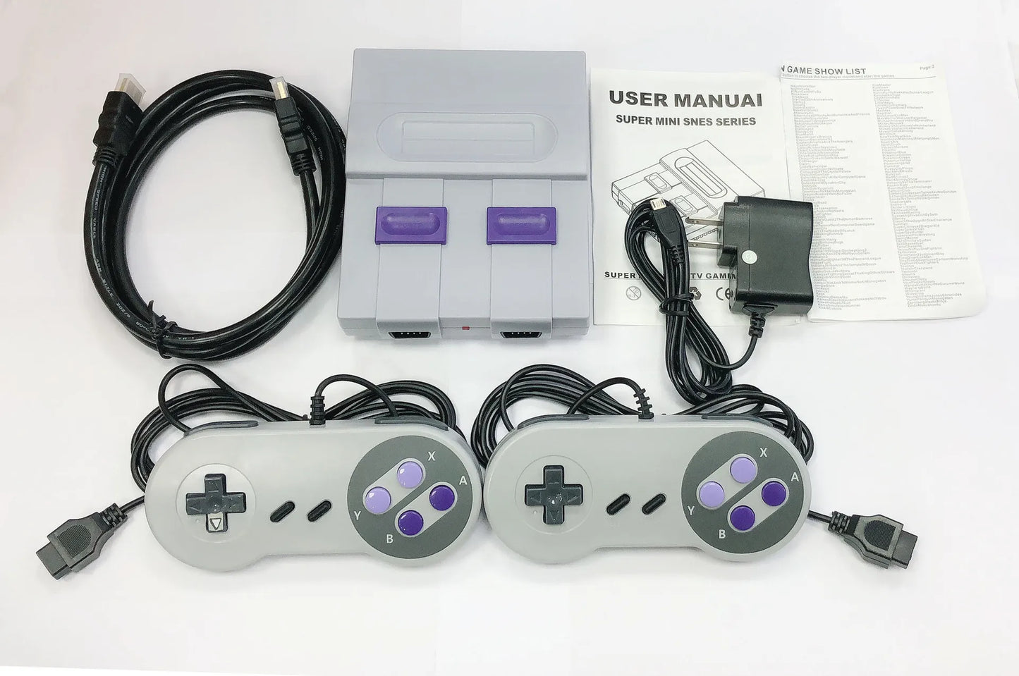 Console de jeu rétro HDMI Super Mini Système de jeu vidéo classique 821 jeux vidéo Plug and Play intégrés Convient pour un cadeau de Noël