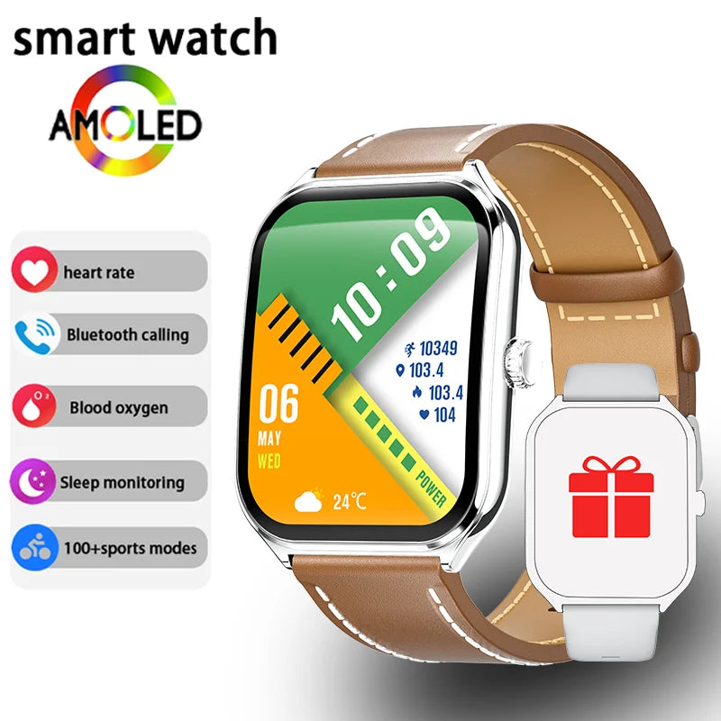 ⌚ VibeWatch™ Ultra AMOLED Élégance, Technologie et Performance à Votre Poignet