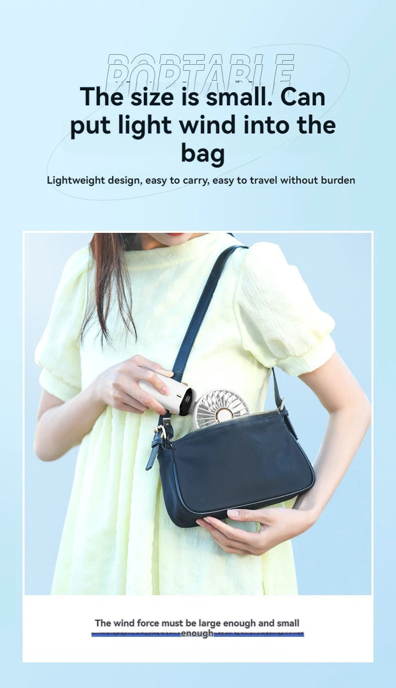 🧊 BreezeTech™ Mini Climatiseur Portable – Fraîcheur Instantanée à Emporter Partout