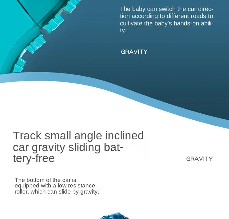 Voiture électrique sur rail, dinosaure, bâtiment, parking, aventure, course, jouets pour enfants, cerveau, mécanique, voitures interactives sur rail