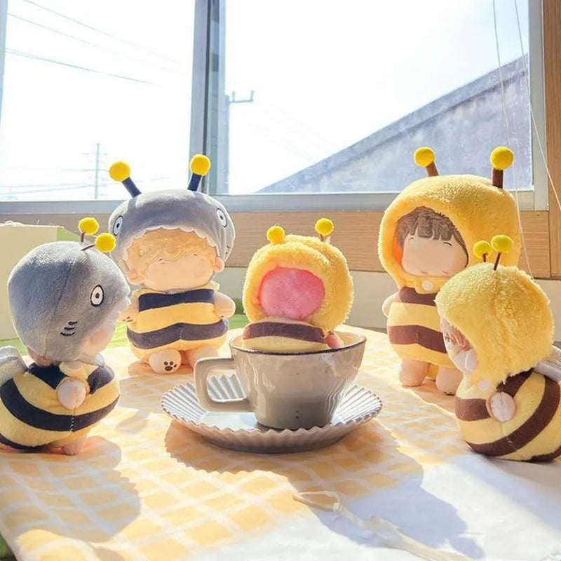 Tenue de remplacement pour poupée, combinaison abeille de dessin animé, 10 cm/15 cm/20 cm/40 cm, vêtements de poupée, accessoires