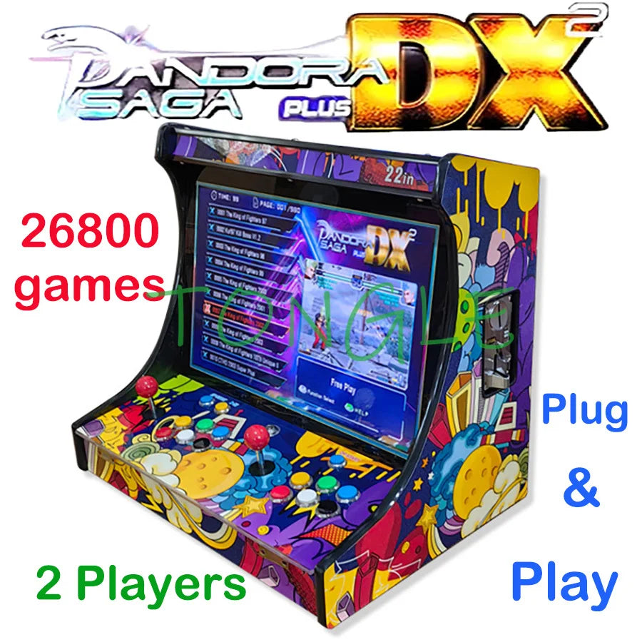 🎮🕹️Console Arcade Bartop 22" Pandora DX – Redécouvrez la Magie du Jeu Rétro à Deux !