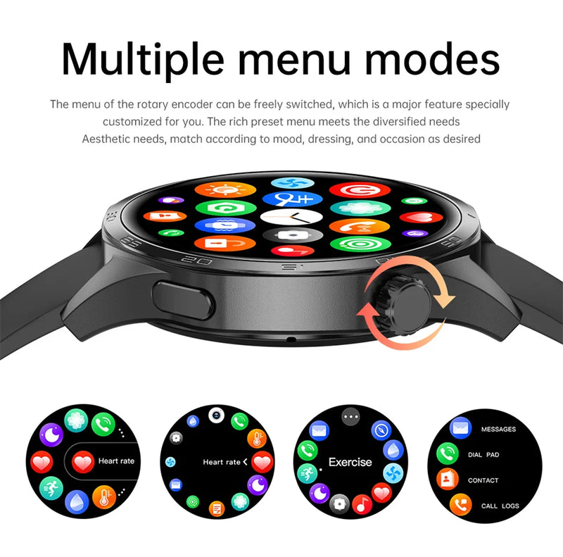 Montre connectée GT5 Pro pour homme, GPS, NDavid, écran AMOLED 360x360, fréquence cardiaque, appel Bluetooth, étanche IP67, HUAWEI 2024