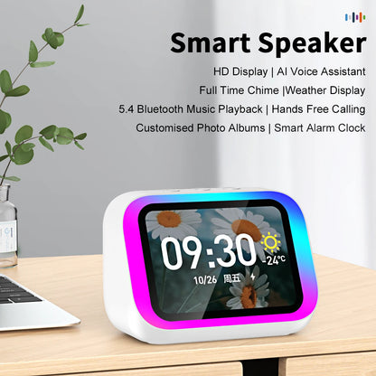🔊🧠Haut-Parleur Intelligent AI Bluetooth 5.4 – L’Assistant Vocal qui Allie Style, Son & Innovation