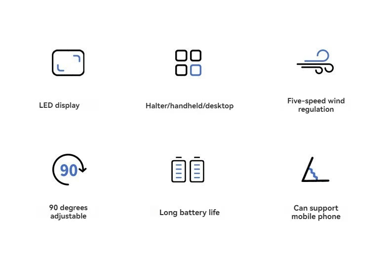 🧊 BreezeTech™ Mini Climatiseur Portable – Fraîcheur Instantanée à Emporter Partout