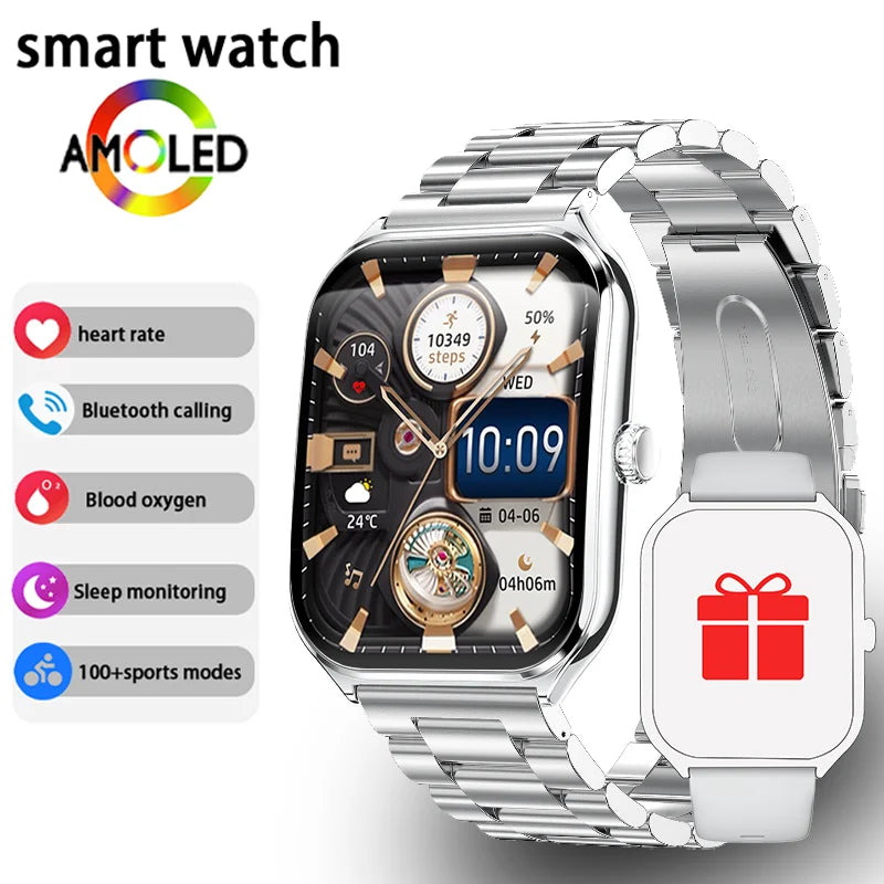⌚ VibeWatch™ Ultra AMOLED Élégance, Technologie et Performance à Votre Poignet