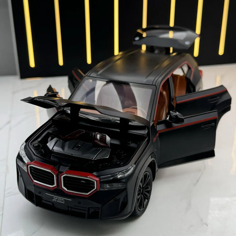 BMW XM SUV Alliage Voiture Moulée Sous Pression &amp; Véhicules Jouets Modèle De Voiture Son et Lumière Voiture À Tirer