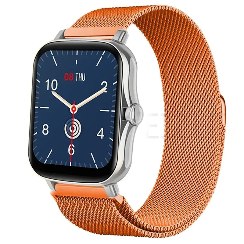 🔗FlexBand Pro™ – Bracelet Magnétique en Acier Inoxydable pour Montres Amazfit | Élégance & Confort au Quotidien