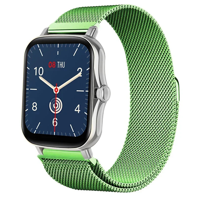 🔗FlexBand Pro™ – Bracelet Magnétique en Acier Inoxydable pour Montres Amazfit | Élégance & Confort au Quotidien