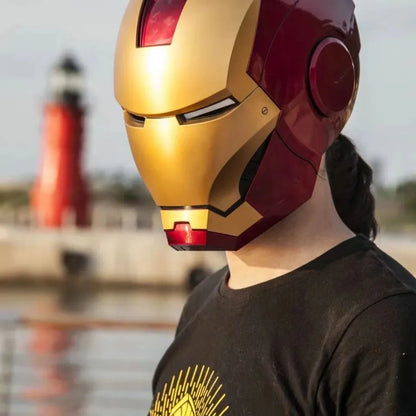 🦾🟥 Casque Iron Man MK JARVIS – Devenez Tony Stark en un clin d’œil