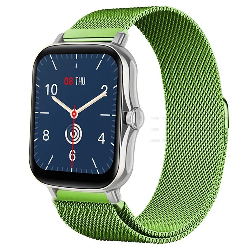 🔗FlexBand Pro™ – Bracelet Magnétique en Acier Inoxydable pour Montres Amazfit | Élégance & Confort au Quotidien