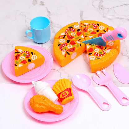 Jouet éducatif en plastique pour la cuisine, ensemble de jouets pour couper les fruits et légumes, maison de jeu, jouets de simulation, éducation précoce, cadeaux pour filles et garçons