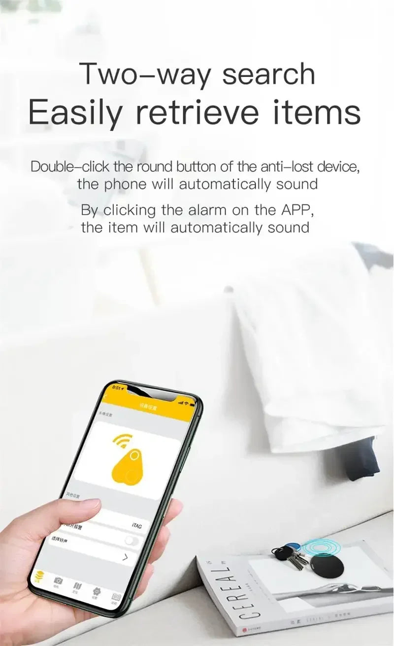 Xiaomi GPS Tracker Bluetooth 5.0 Anti-perte GPS Mini appareil animal de compagnie enfants sac portefeuille suivi pour IOS Android localisateur intelligent