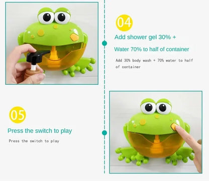 🛁🦀🐸 Machine à Bulles Musicale Regina – Transforme le Bain en Fête Magique