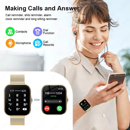 ⌚SmartStyle™ KESHUYOU 2025 – Montre Connectée 2.01" HD pour Homme & Femme