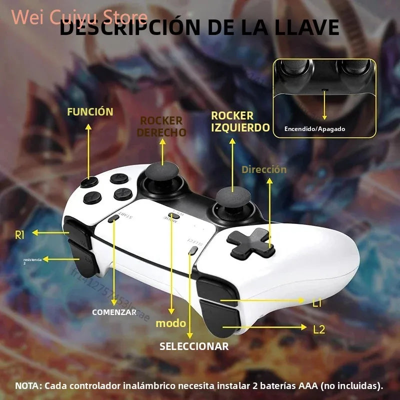 🎮🕹️Console Rétro M15 4K – 30 000 Jeux en 1, Nostalgie & Fun Illimités !