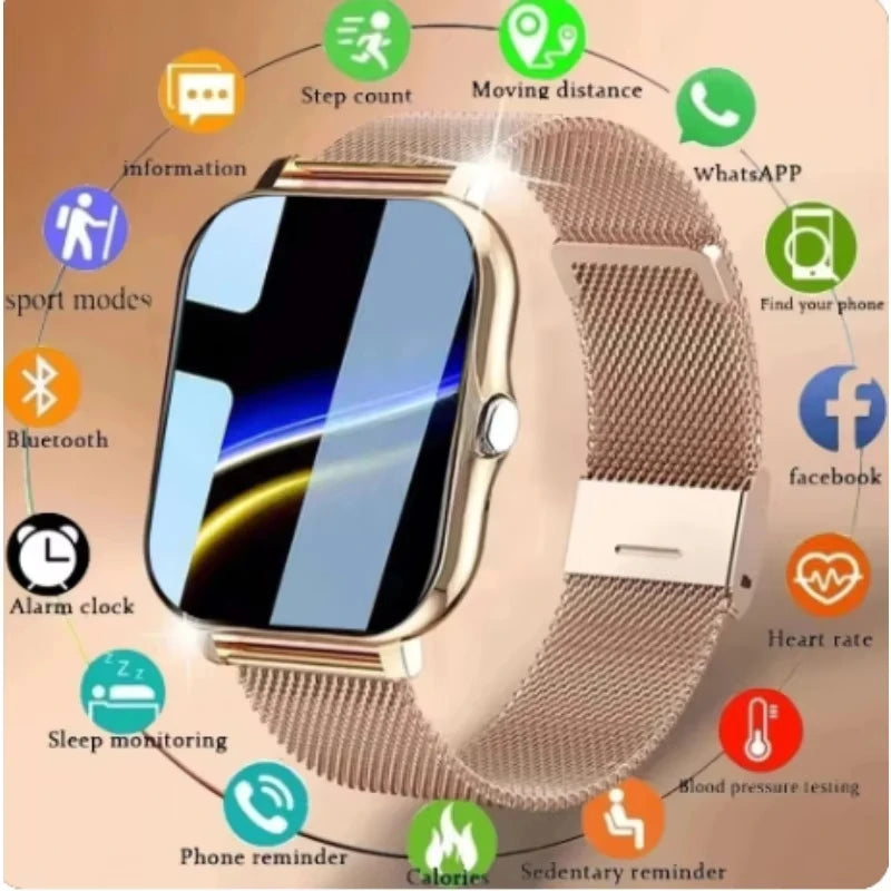 ⌚SmartStyle™ KESHUYOU 2025 – Montre Connectée 2.01" HD pour Homme & Femme