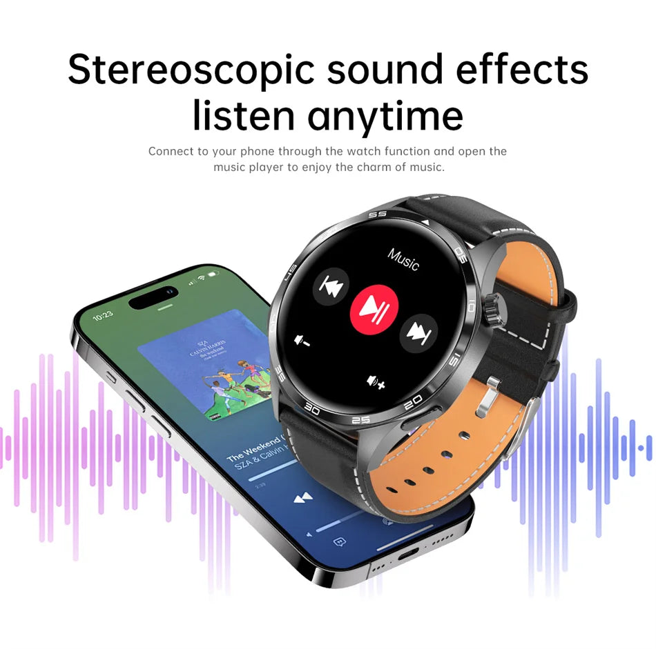 Montre connectée GT5 Pro pour homme, GPS, NDavid, écran AMOLED 360x360, fréquence cardiaque, appel Bluetooth, étanche IP67, HUAWEI 2024