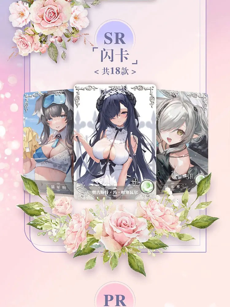 Coffret de cartes d'histoire de la déesse, le plus récent, pour le festin de maillots de bain et de bikinis, jouets Doujin