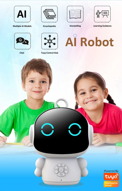 🤖 EduBot Tuya™ – Le Compagnon Éducatif Intelligent pour Enfants | AI, Voix, Apprentissage & Jeux