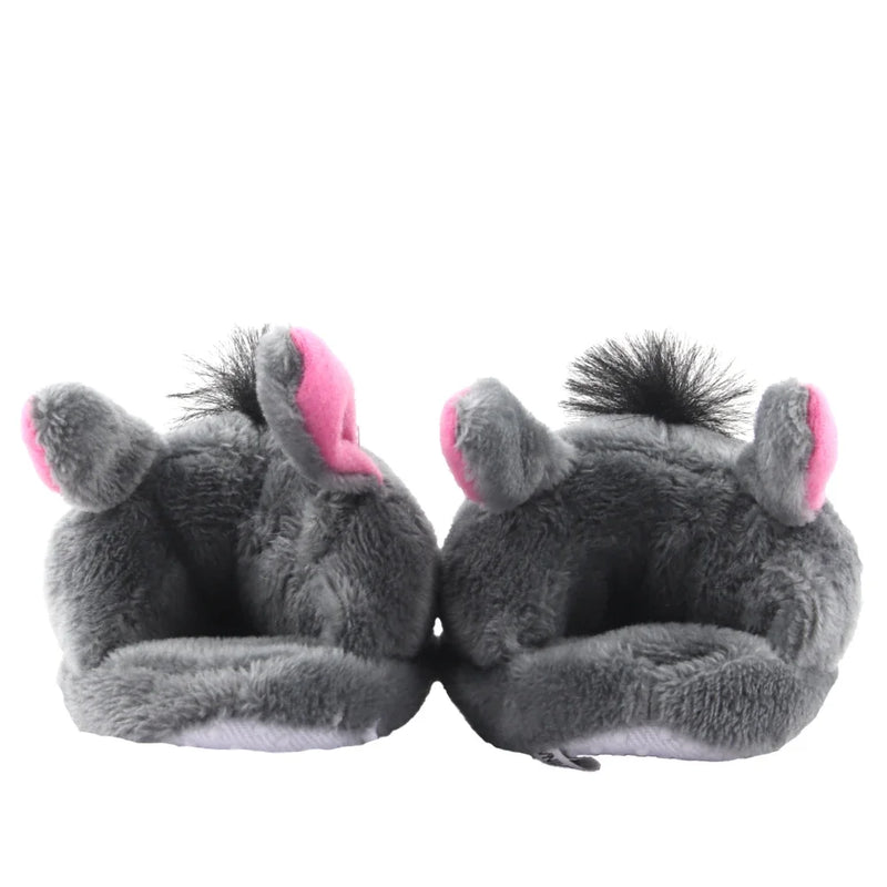 Chaussures en peluche pour poupée, chien, tigre, grenouille, pantoufles pour poupée BJD 1/3, poupée américaine de 43 cm et 18 pouces, nouveau-né, fille, cadeau