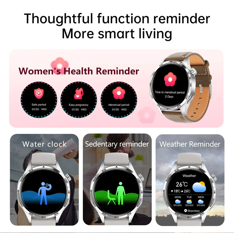 Montre connectée GT5 Pro pour homme, GPS, NDavid, écran AMOLED 360x360, fréquence cardiaque, appel Bluetooth, étanche IP67, HUAWEI 2024