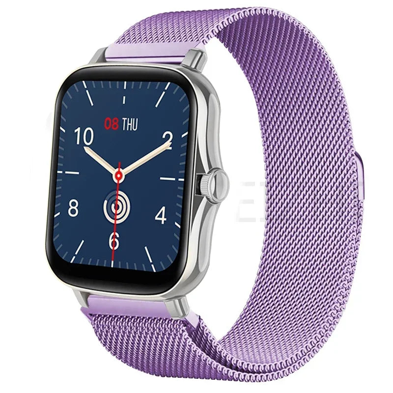 🔗FlexBand Pro™ – Bracelet Magnétique en Acier Inoxydable pour Montres Amazfit | Élégance & Confort au Quotidien