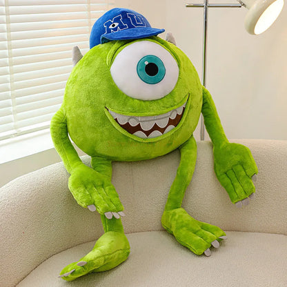 Peluche Mike Wazowski de Disney Monsters University, coussin décoratif pour canapé, décoration de chambre, cadeaux de Noël pour enfants
