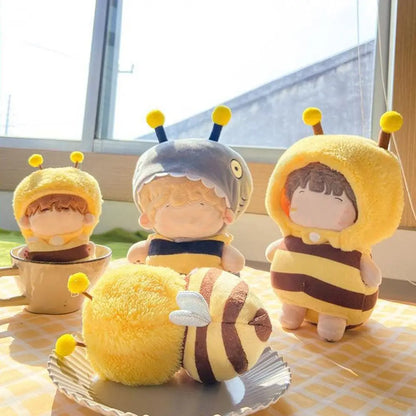 Tenue de remplacement pour poupée, combinaison abeille de dessin animé, 10 cm/15 cm/20 cm/40 cm, vêtements de poupée, accessoires