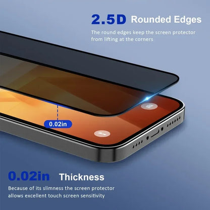 Protecteur d'écran de confidentialité à couverture complète, verre anti-espion pour iPhone 16, 11, 12, 13, 14 Pro Max, Mini, 8K, 15 Pro, Poly X, XS MAX, 5 pièces