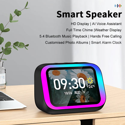🔊🧠Haut-Parleur Intelligent AI Bluetooth 5.4 – L’Assistant Vocal qui Allie Style, Son & Innovation