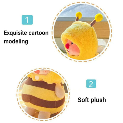 Tenue de remplacement pour poupée, combinaison abeille de dessin animé, 10 cm/15 cm/20 cm/40 cm, vêtements de poupée, accessoires