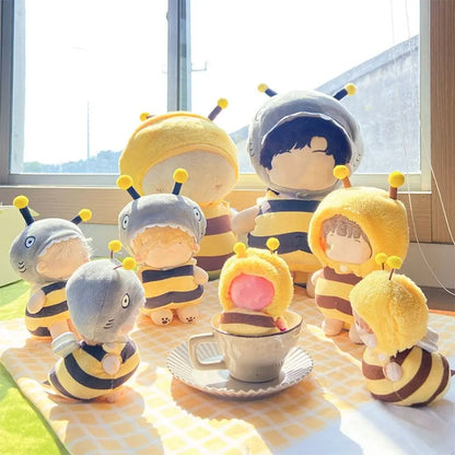 Tenue de remplacement pour poupée, combinaison abeille de dessin animé, 10 cm/15 cm/20 cm/40 cm, vêtements de poupée, accessoires