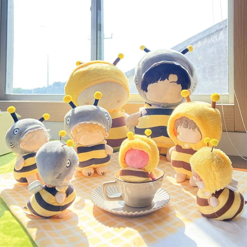 Tenue de remplacement pour poupée, combinaison abeille de dessin animé, 10 cm/15 cm/20 cm/40 cm, vêtements de poupée, accessoires