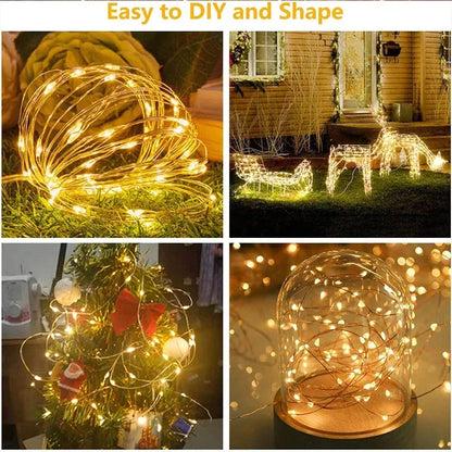 🌟✨Guirlande Lumineuse LED USB 3M – 8 Modes Magiques pour Noël, Mariages & Déco Ambiance Jardin
