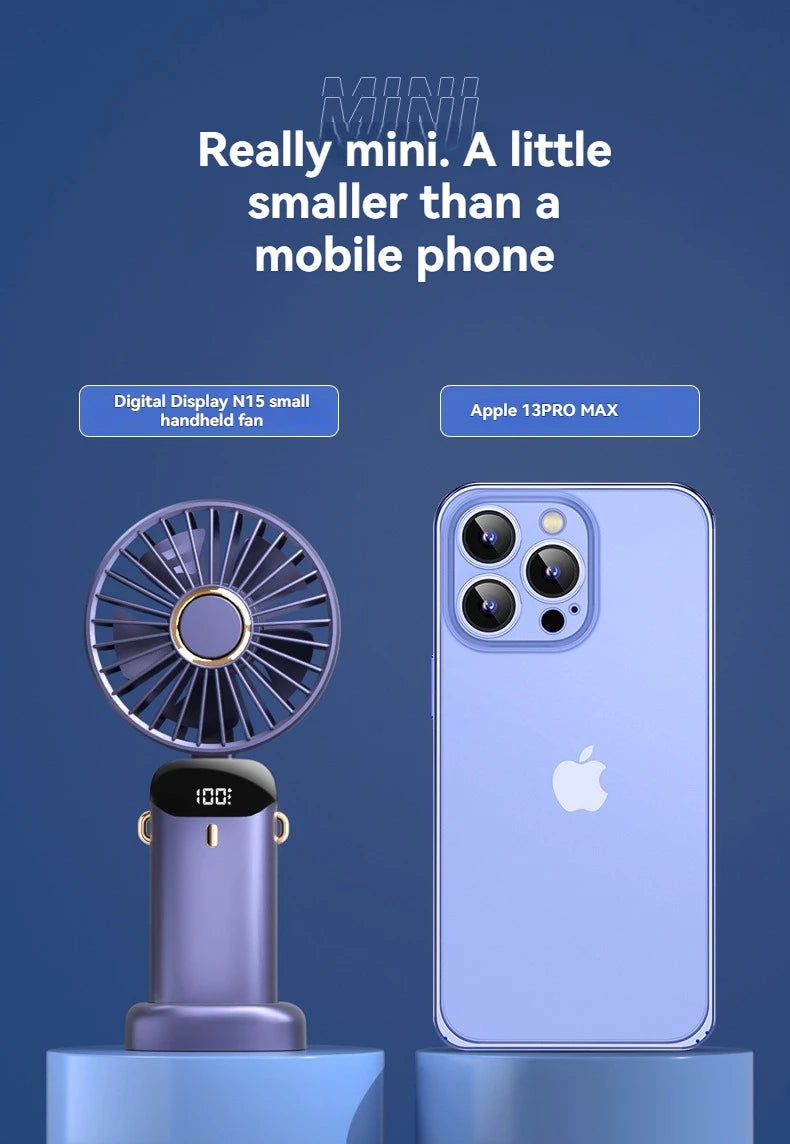 🧊 BreezeTech™ Mini Climatiseur Portable – Fraîcheur Instantanée à Emporter Partout