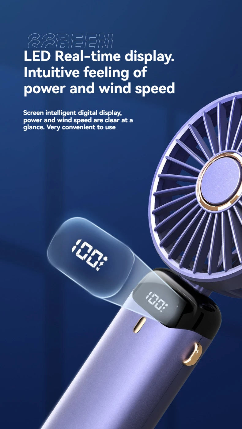 🧊 BreezeTech™ Mini Climatiseur Portable – Fraîcheur Instantanée à Emporter Partout