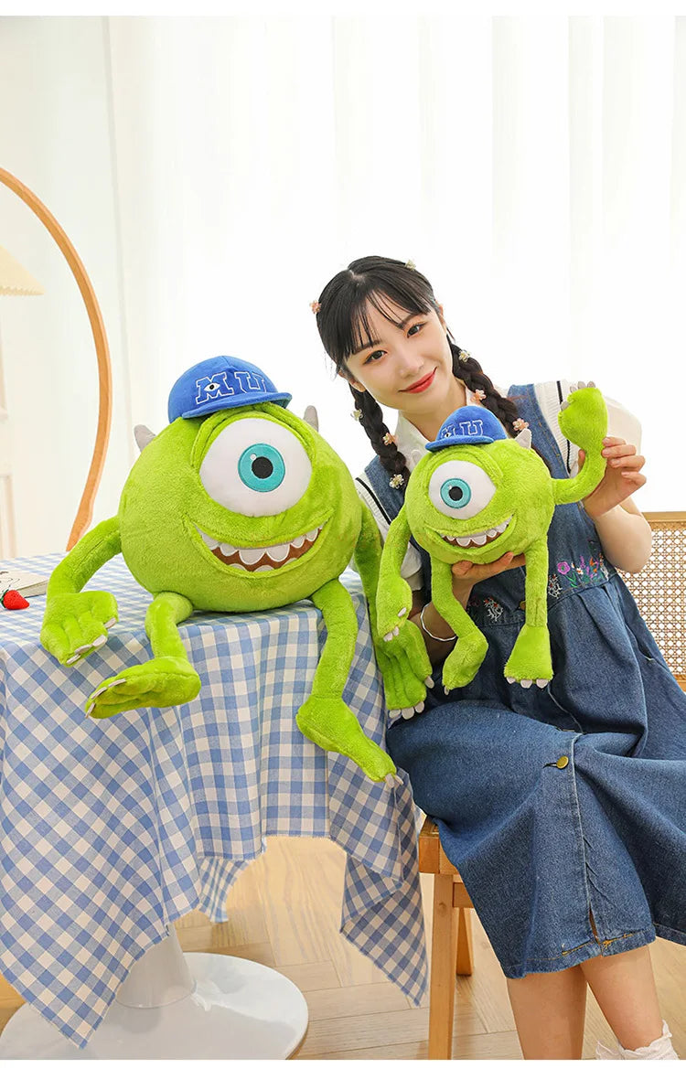 Peluche Mike Wazowski de Disney Monsters University, coussin décoratif pour canapé, décoration de chambre, cadeaux de Noël pour enfants