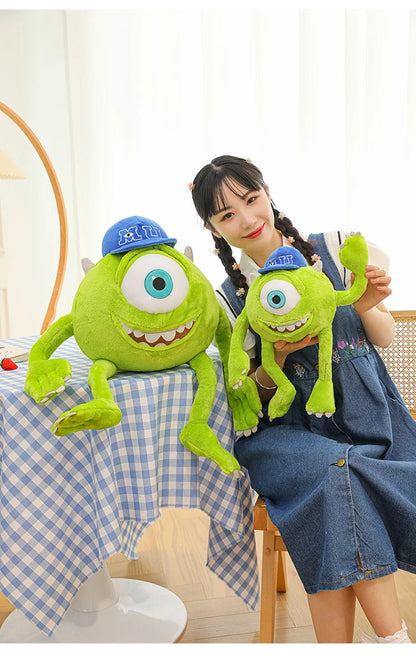 Peluche Mike Wazowski de Disney Monsters University, coussin décoratif pour canapé, décoration de chambre, cadeaux de Noël pour enfants