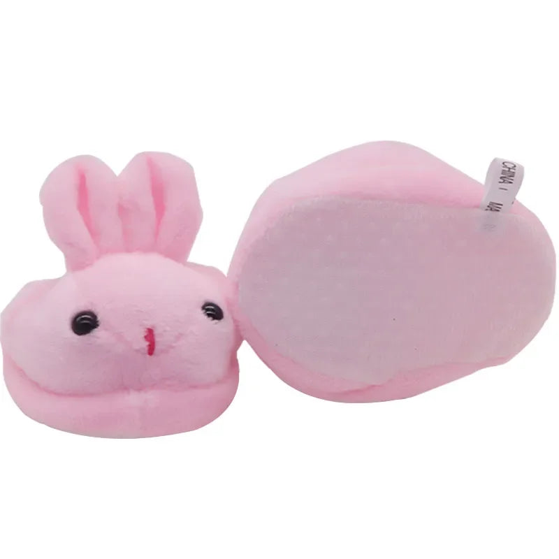 Chaussures en peluche pour poupée, chien, tigre, grenouille, pantoufles pour poupée BJD 1/3, poupée américaine de 43 cm et 18 pouces, nouveau-né, fille, cadeau