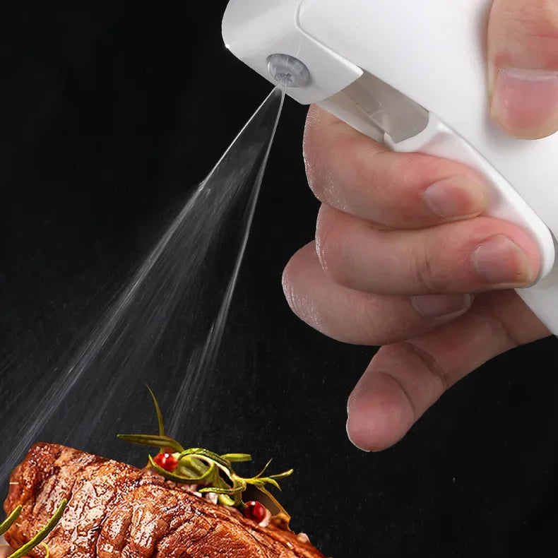 Bouteille de pulvérisation d'huile en plastique, vaporisateur d'huile de cuisine domestique, nébulisation, remplissage de brume, cuisson, distributeur de Camping pour barbecue à double usage, 200/300/500ml