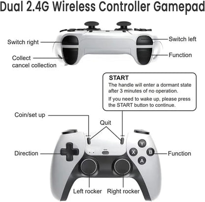 🎮🕹️Console Rétro M15 4K – 30 000 Jeux en 1, Nostalgie & Fun Illimités !