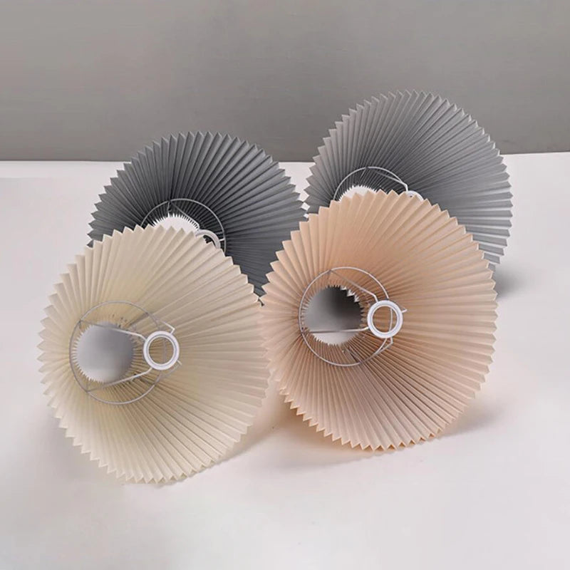 Abat-jour suspendu en tissu plissé, ouverture par le bas, 230 mm, pour lampe de table, chambre à coucher, hôtel, hauteur inclinée 160 mm