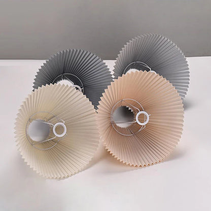 Abat-jour suspendu en tissu plissé, ouverture par le bas, 230 mm, pour lampe de table, chambre à coucher, hôtel, hauteur inclinée 160 mm