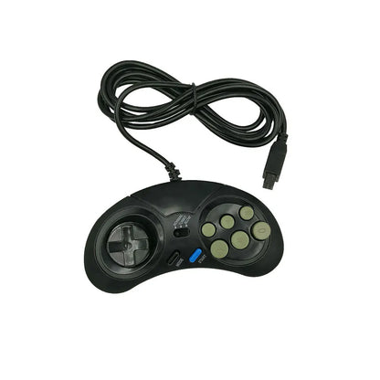 Pour console de jeu vidéo Sega MegaDrive MD2 Mini TV originale, joystick 16 bits, sortie AV, double manette filaire, livraison directe